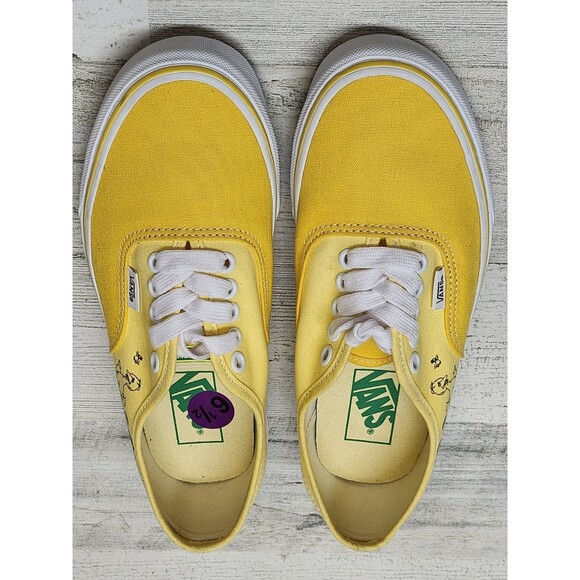 Vans Sesame Street Sneakers Yellow Big Bird Cookie Monster Men 6.5 main image 5